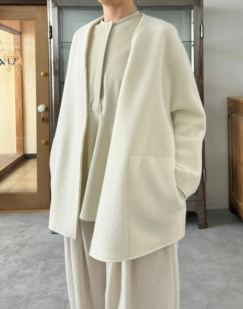 SUPER 140s WOOL NO COLLAR JACKET TENNE HANDCRAFTED MODERN ジャケット 通販 取扱店