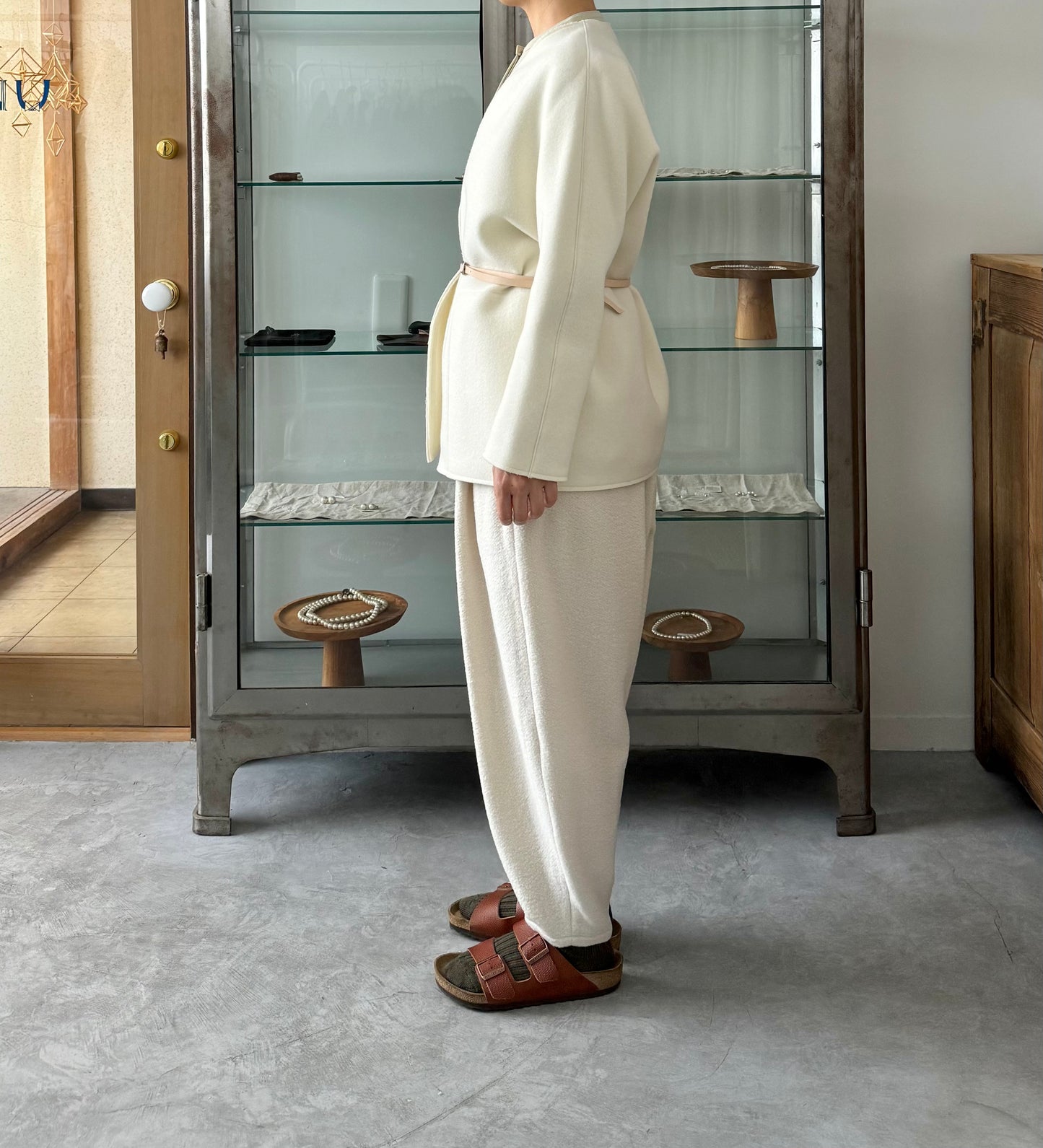 SUPER 140s WOOL NO COLLAR JACKET TENNE HANDCRAFTED MODERN ジャケット 通販 取扱店