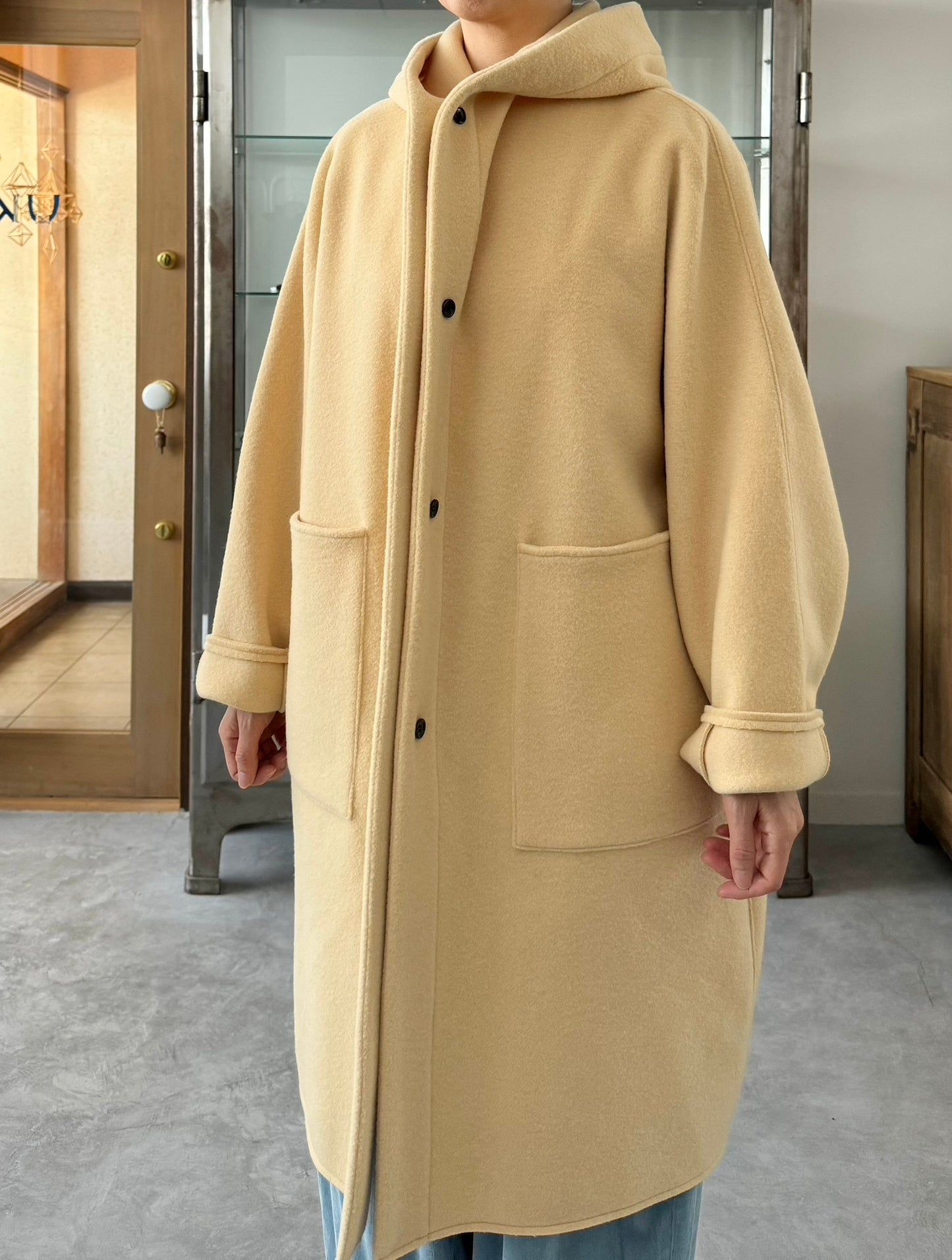 SUPER 140s LONG HOOD COAT TENNE HANDCRAFTED MODERN コート 通販 取扱店