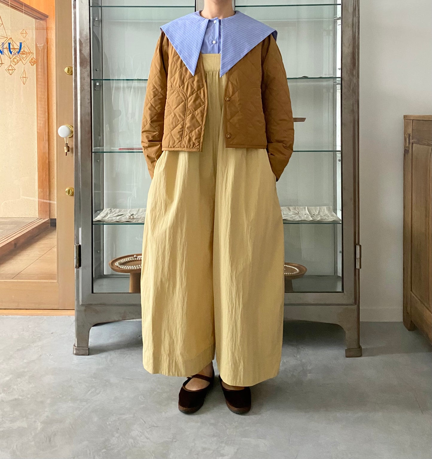 Shirring wide all-in-one C/P (Yellow) TENNE HANDCRAFTED MODERN 通販