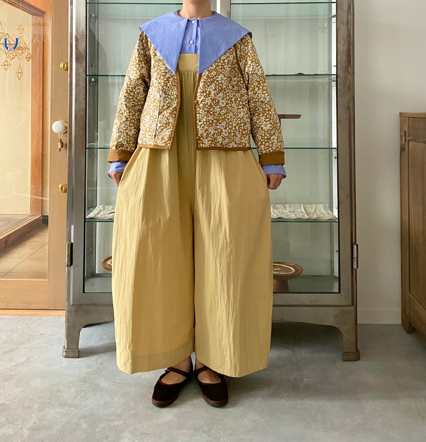 Shirring wide all-in-one C/P (Yellow) TENNE HANDCRAFTED MODERN 通販