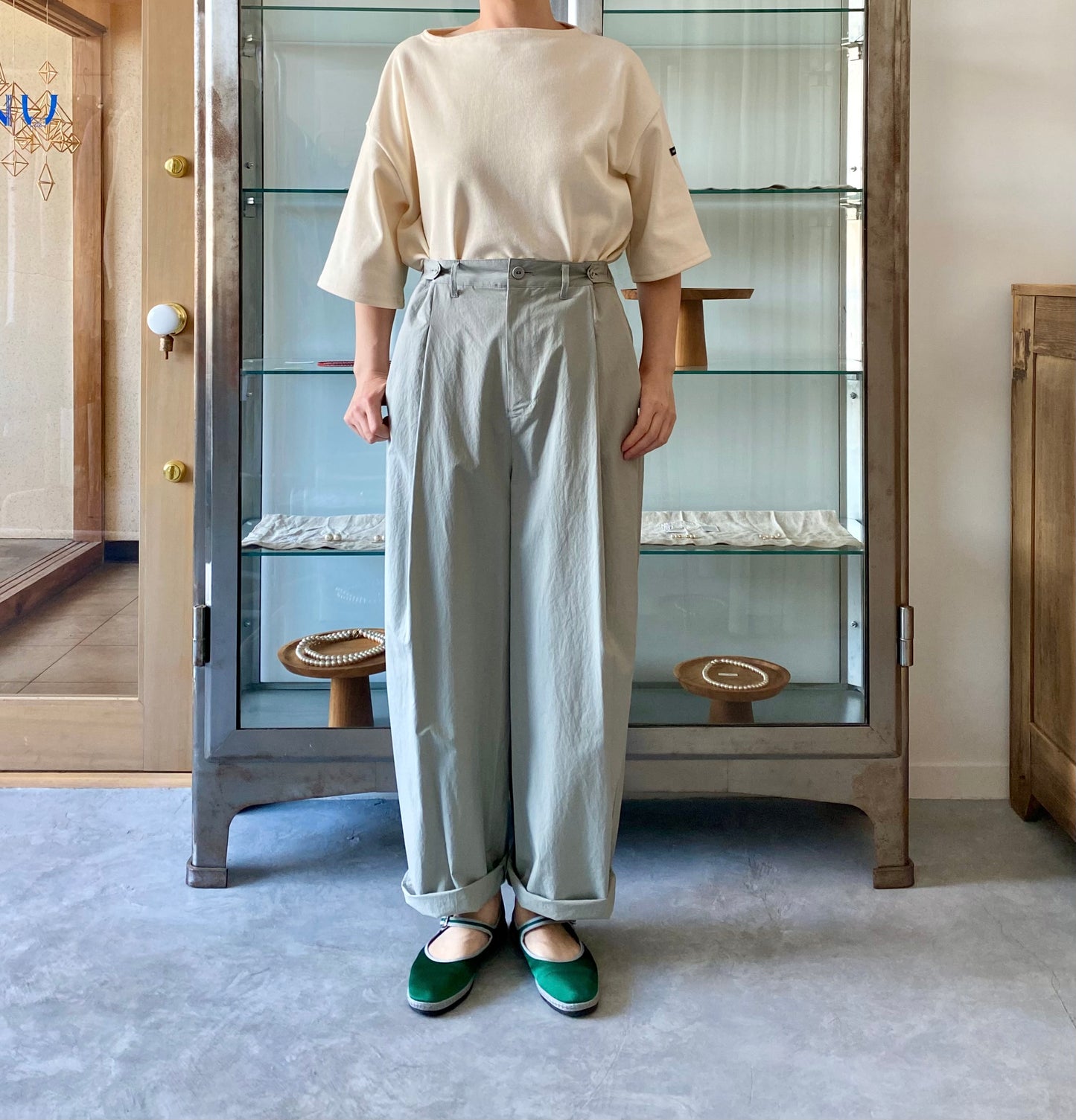 OUESSANT TEE LOOSE (ECRU) SAINT JAMES セントジェームス 通販