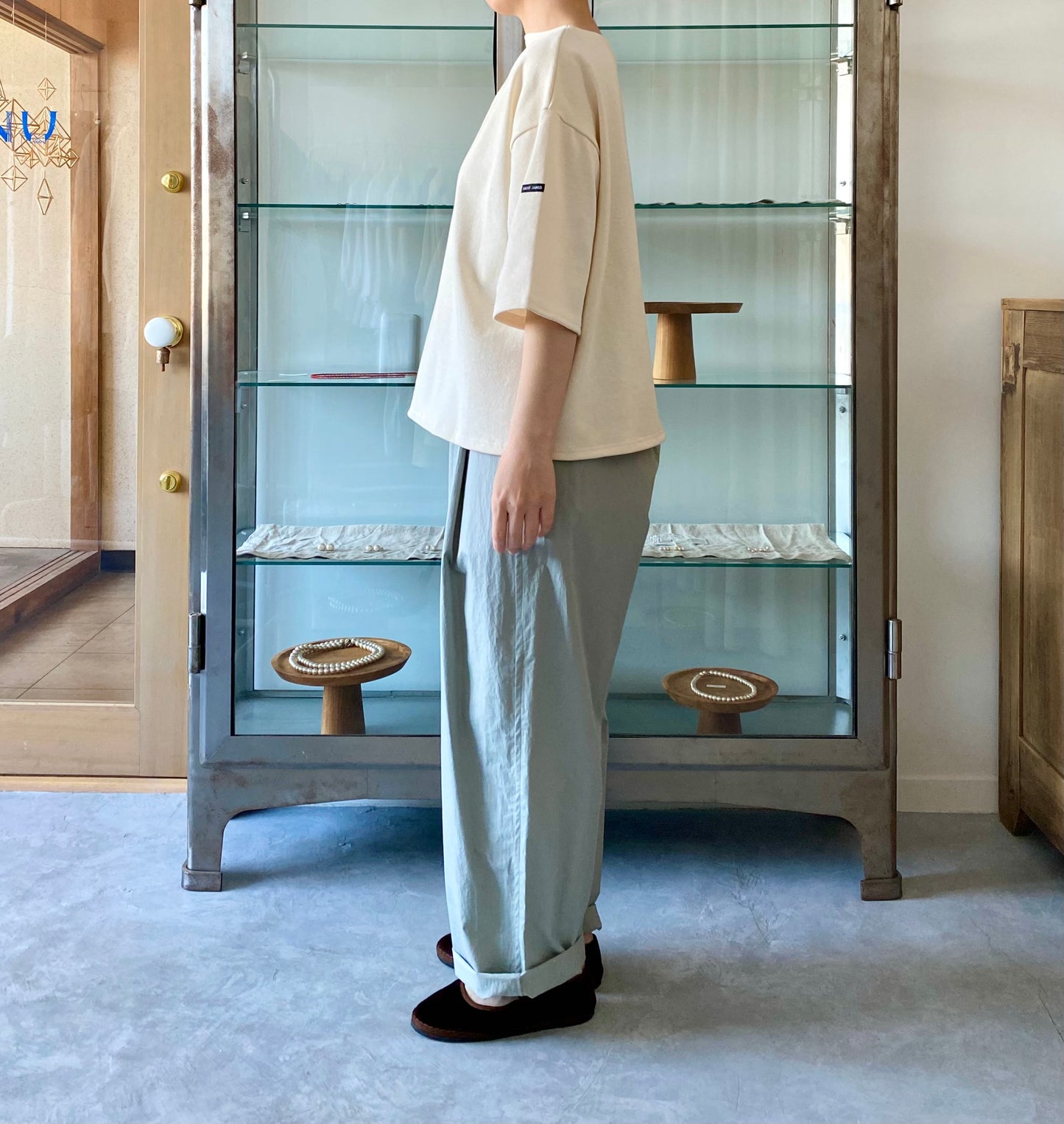 OUESSANT TEE LOOSE (ECRU) SAINT JAMES セントジェームス 通販 取扱店