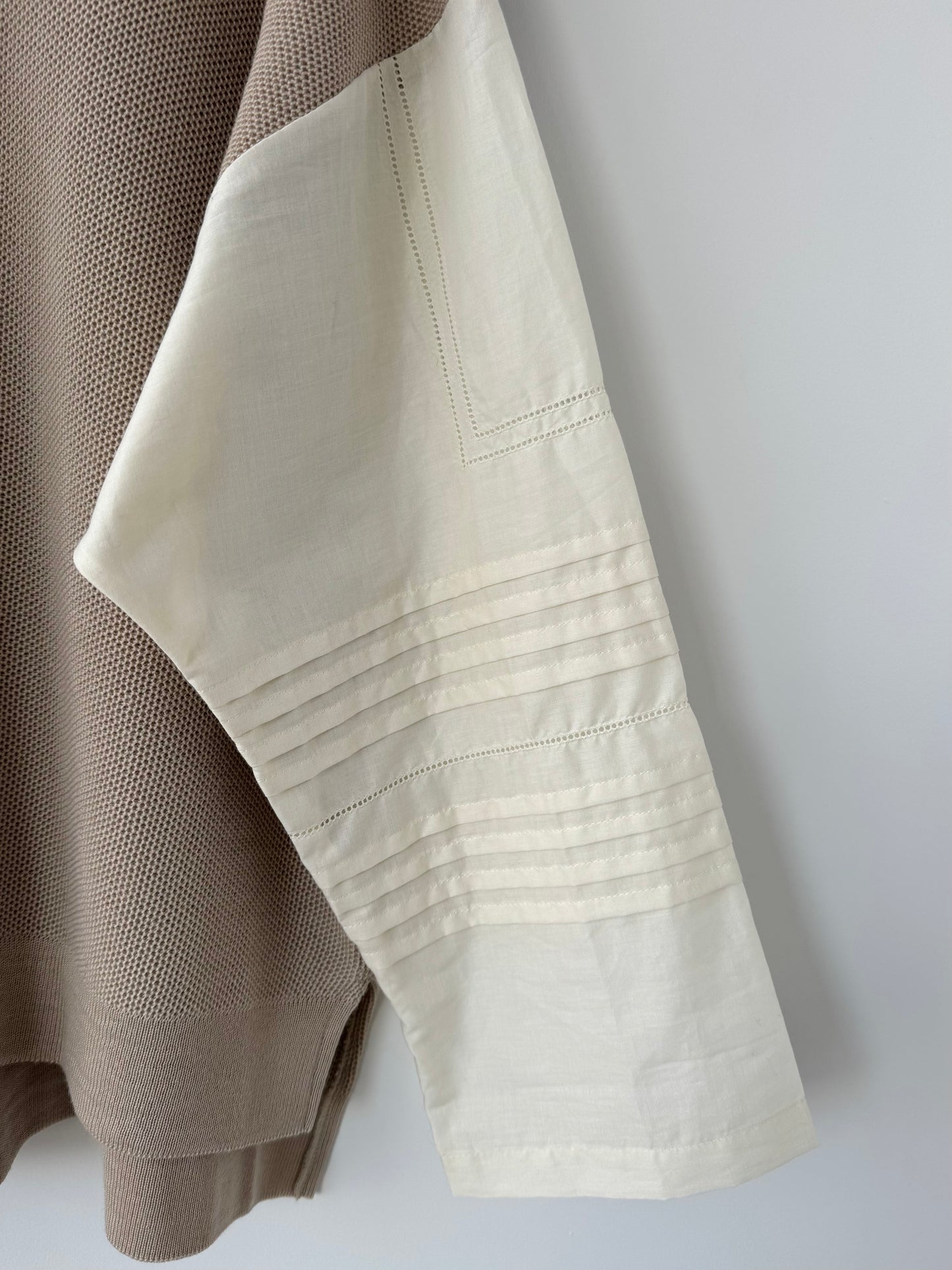 ピンタックスリーブ×ニット Porter des boutons ポルテデブトン 通販