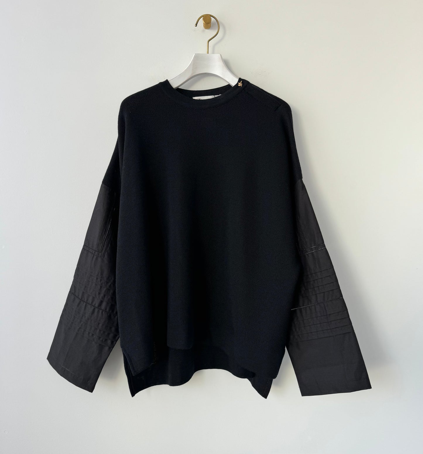 ピンタックスリーブ×ニット Porter des boutons ポルテデブトン 通販