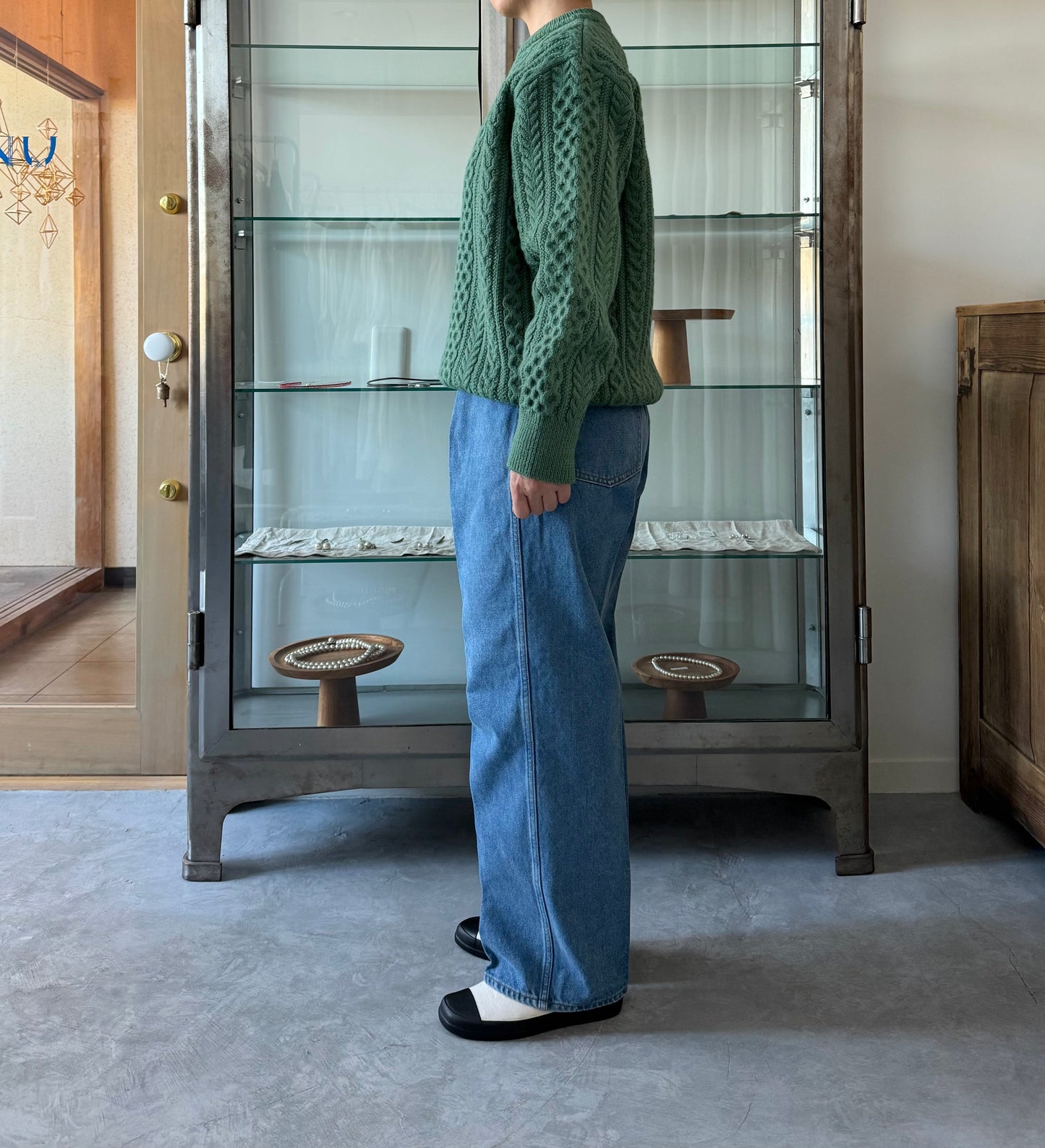 REBORN WOOL ARAN KNIT P/O Yonetomi 米富繊維 ニット セーター 通販