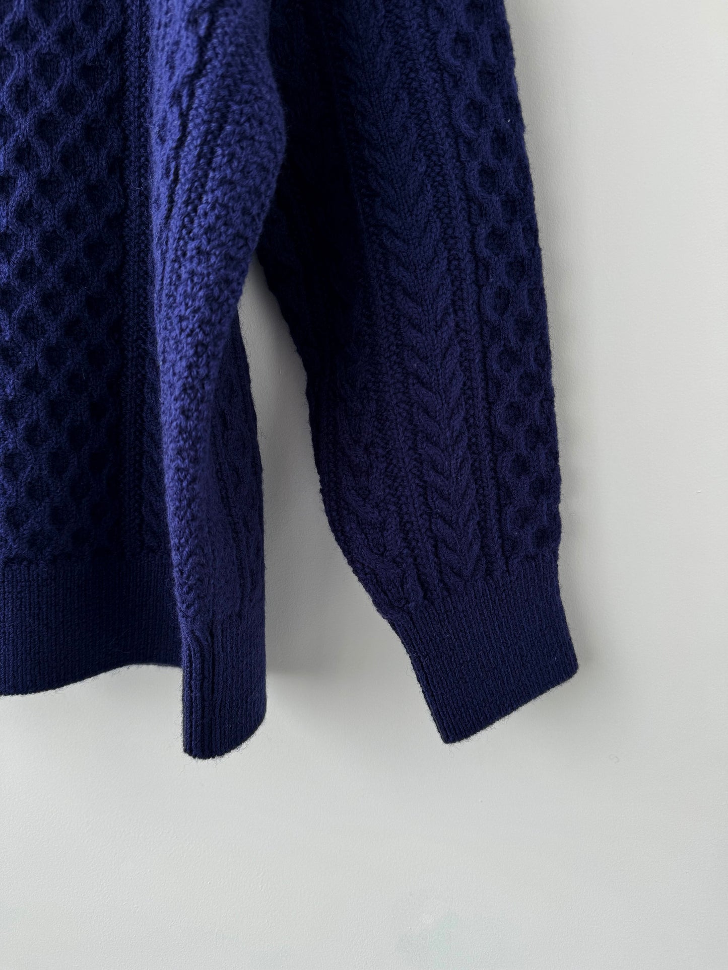 REBORN WOOL ARAN KNIT P/O Yonetomi 米富繊維 ニット セーター 通販