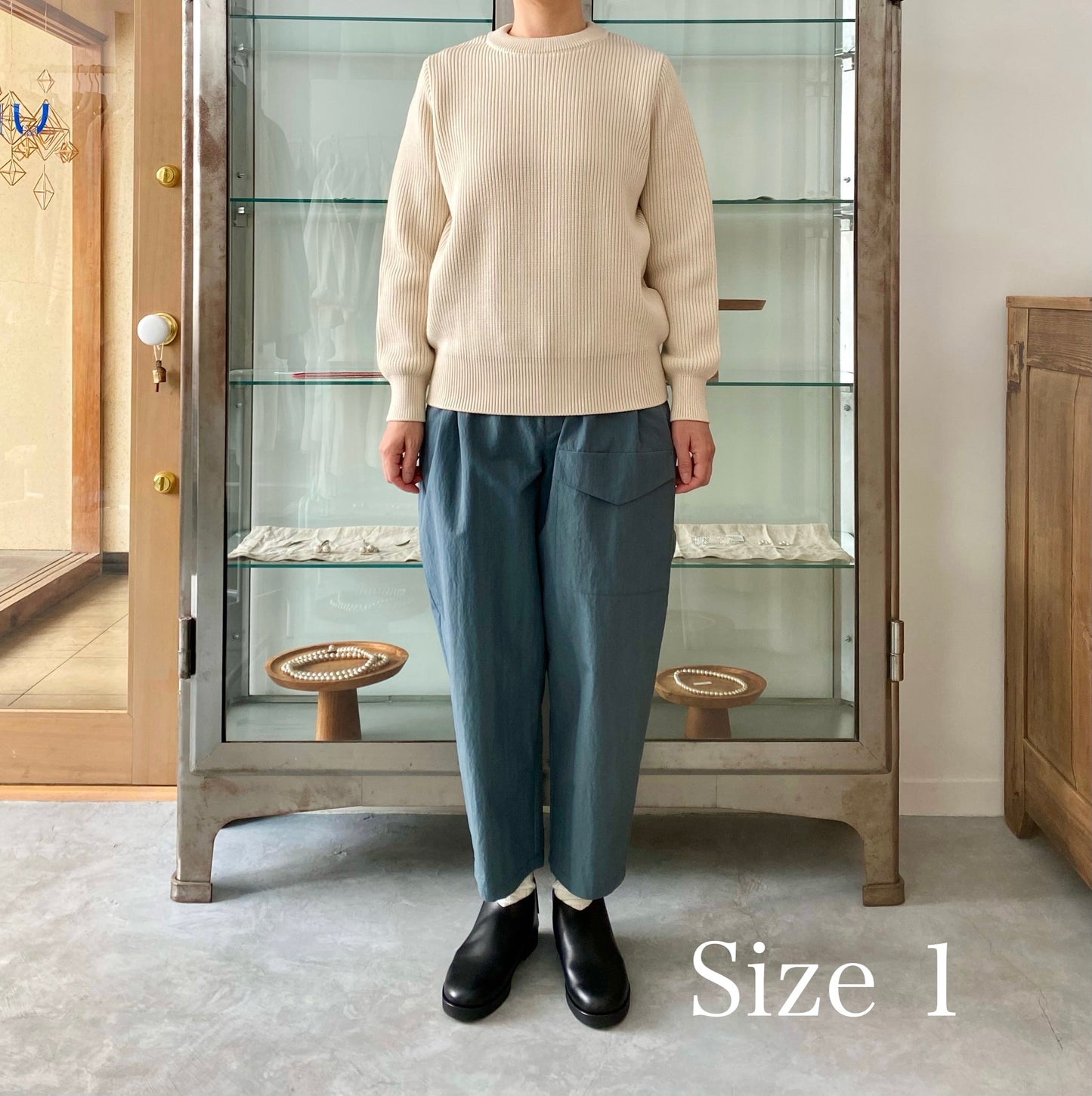 EX FINE WOOL RIB KNIT PULLOVER Yonetomi 米富繊維 通販