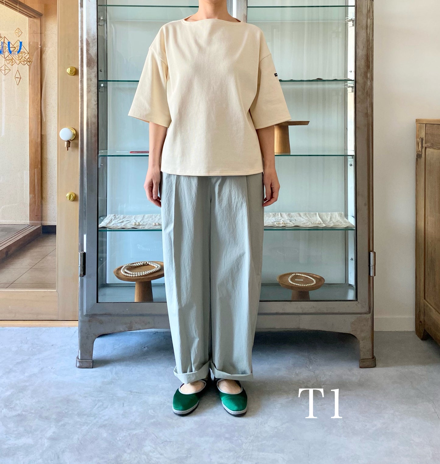 OUESSANT TEE LOOSE (ECRU) SAINT JAMES セントジェームス 通販