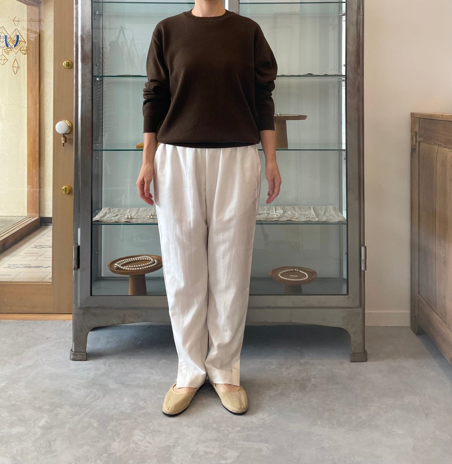 NEW BASIC CASHMERE KNIT PULL OVER Yonetomi 米富繊維 通販