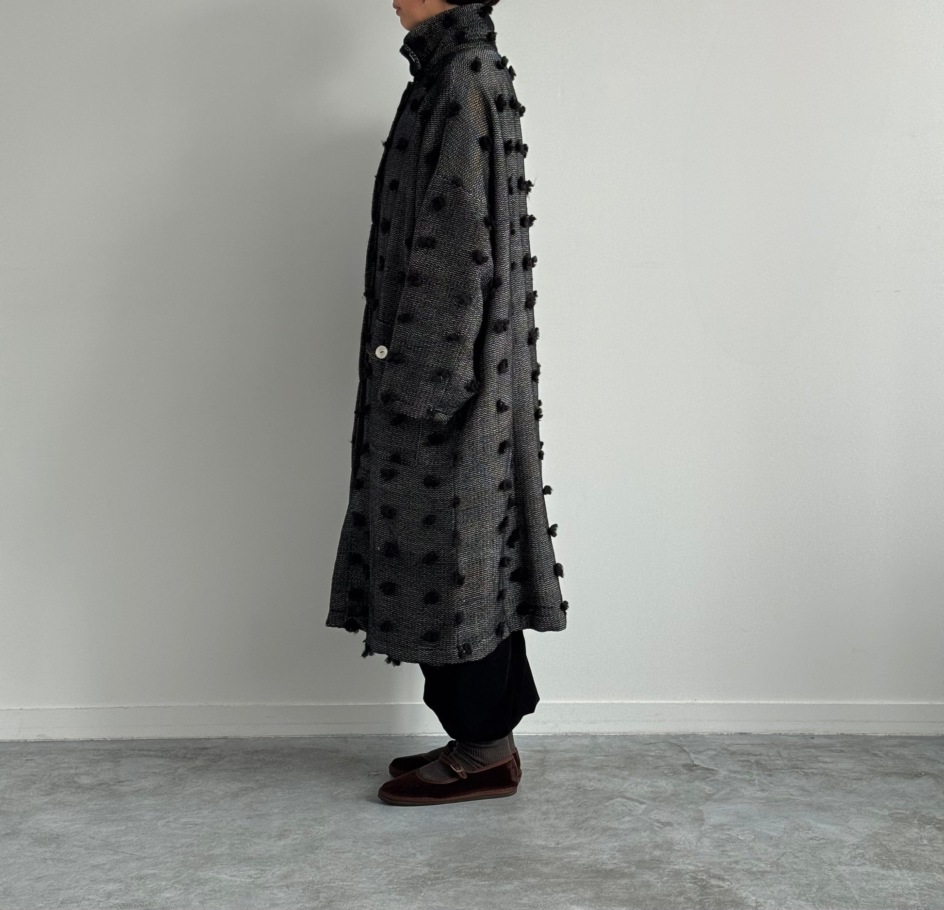 RIBBON EMBROIDERY COAT　BUNON  コート　通販　取扱店