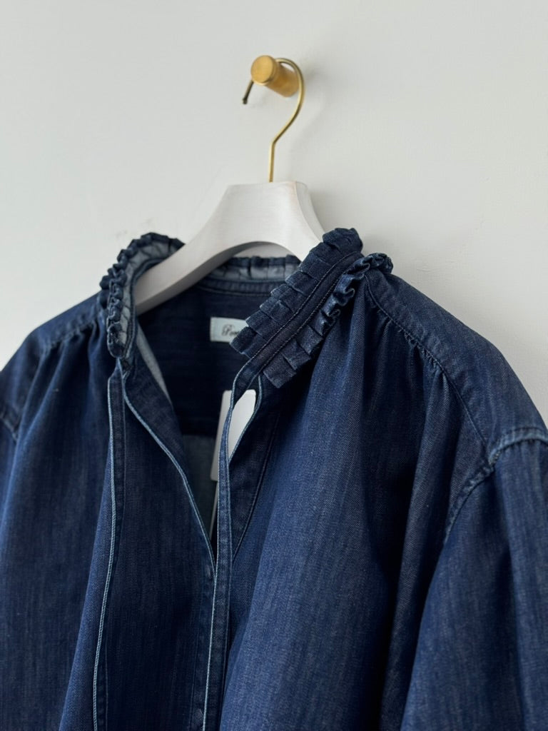 タックカラーシャツ