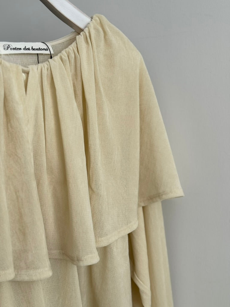 ワイドカラーカーディガン　Porter des boutons　ポルテデブトン　通販　取扱店