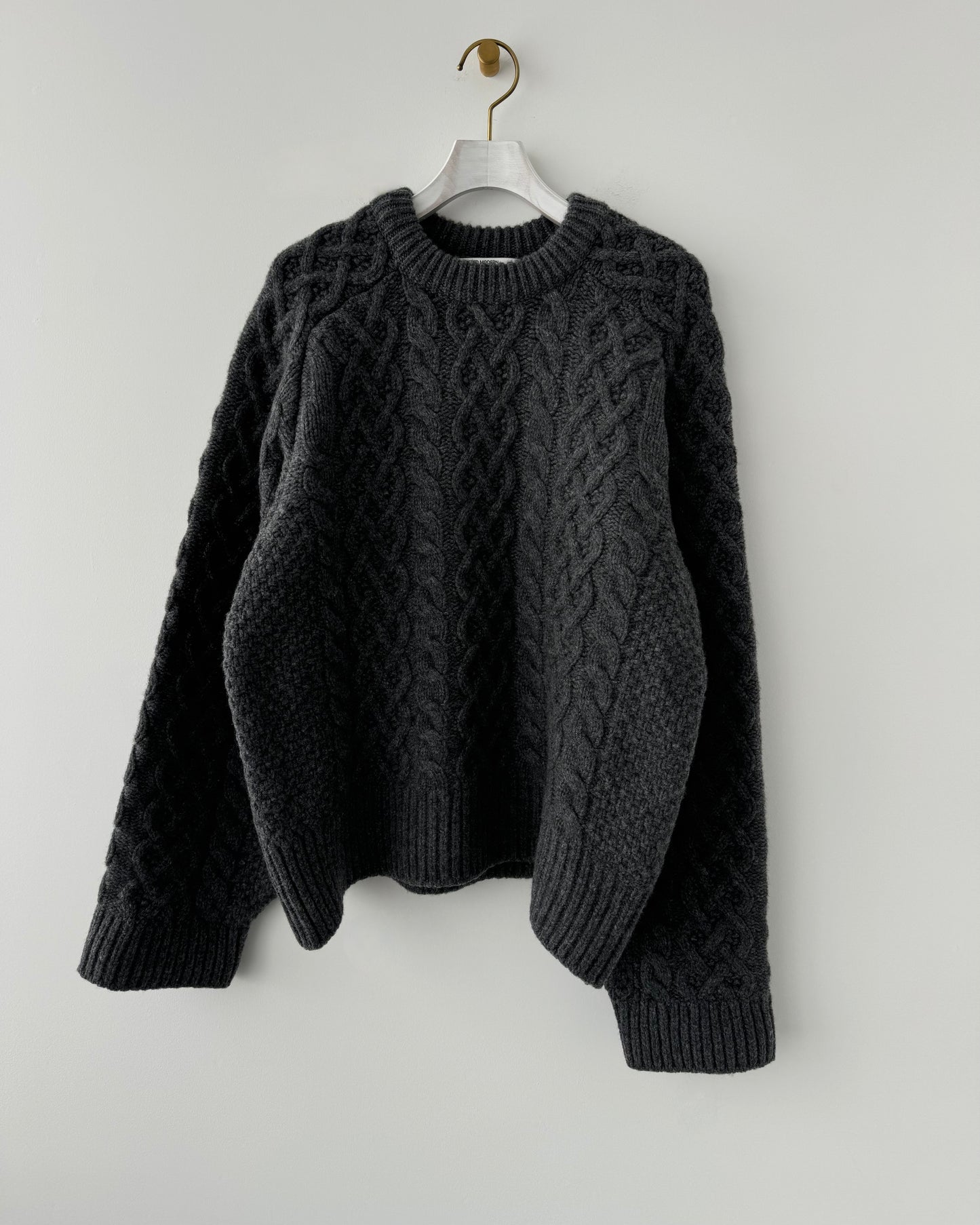 VOLUME SLEEVE ALAN KNIT PULLOVER　アランニット　TENNE HANDCRAFTED MODERN　通販　取扱店