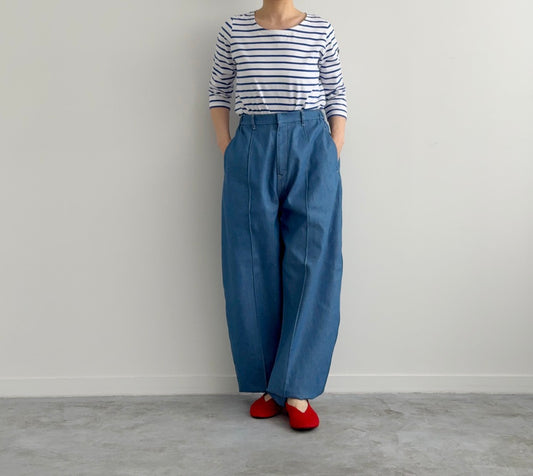 CURVE PANTS　カーブパンツ　TENNE HANDCRAFTED MODERN　通販　取扱店 size M　着画
