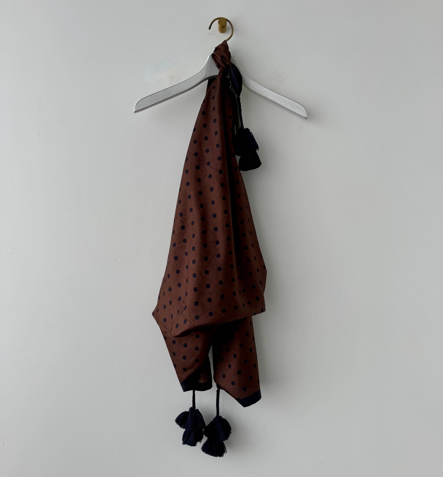 Khadi Scarf (Polka dots)　BUNON ブノン　スカーフ　通販　取扱店