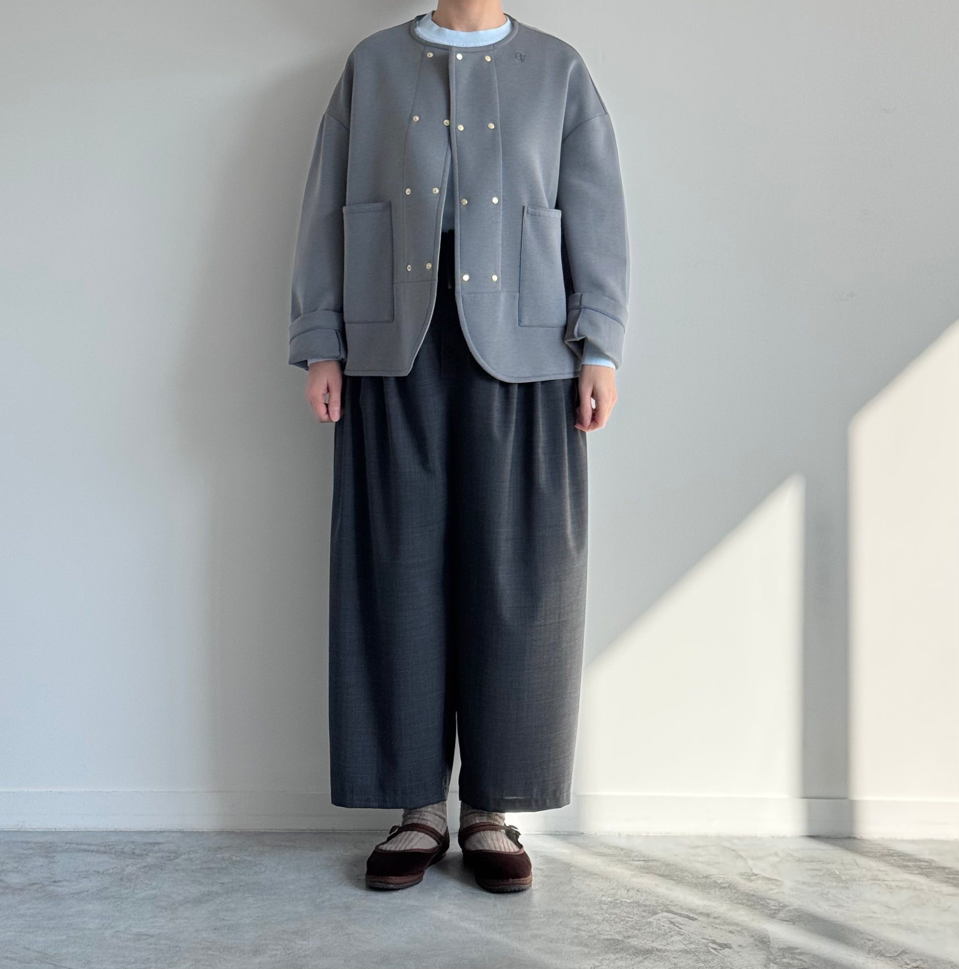 GARMENT DYED SOLID T-SHIRT (LONG SLEEVE) Yonetomi 米富繊維　長袖Tシャツ　通販　取扱店