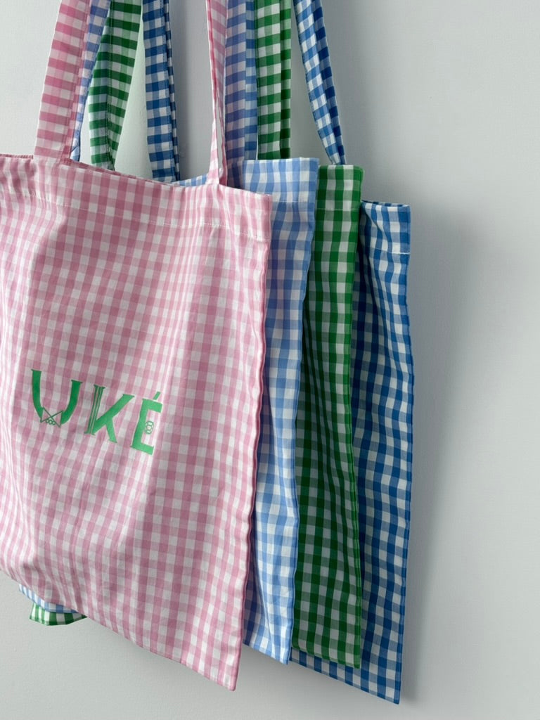 TOTE BAG ( GINGHAM CHECK )