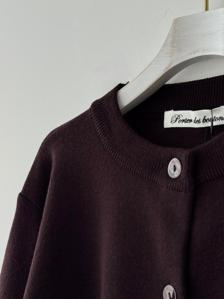fondant ニットショートカーディガン　Porter des boutons ポルテデブトン　通販　取扱店
