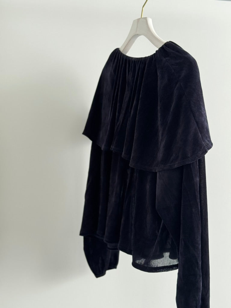 ワイドカラーカーディガン　Porter des boutons　ポルテデブトン　通販　取扱店