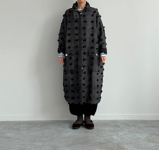 RIBBON EMBROIDERY COAT　BUNON  コート　通販　取扱店