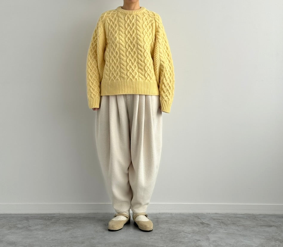 WAIST RIB KNIT TAPERED PANTS　TENNE HANDCRAFTED MODERN パンツ　通販　取扱店