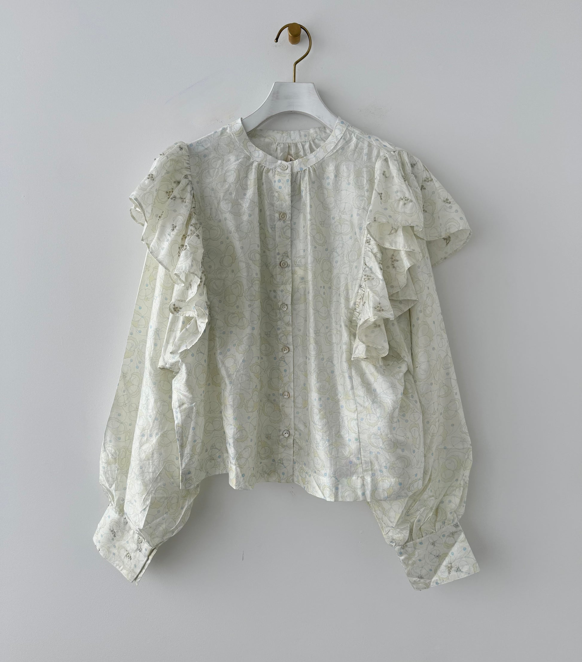 Ruffle Short Blouse　BUNON ブノン　ブラウス　通販　取扱店