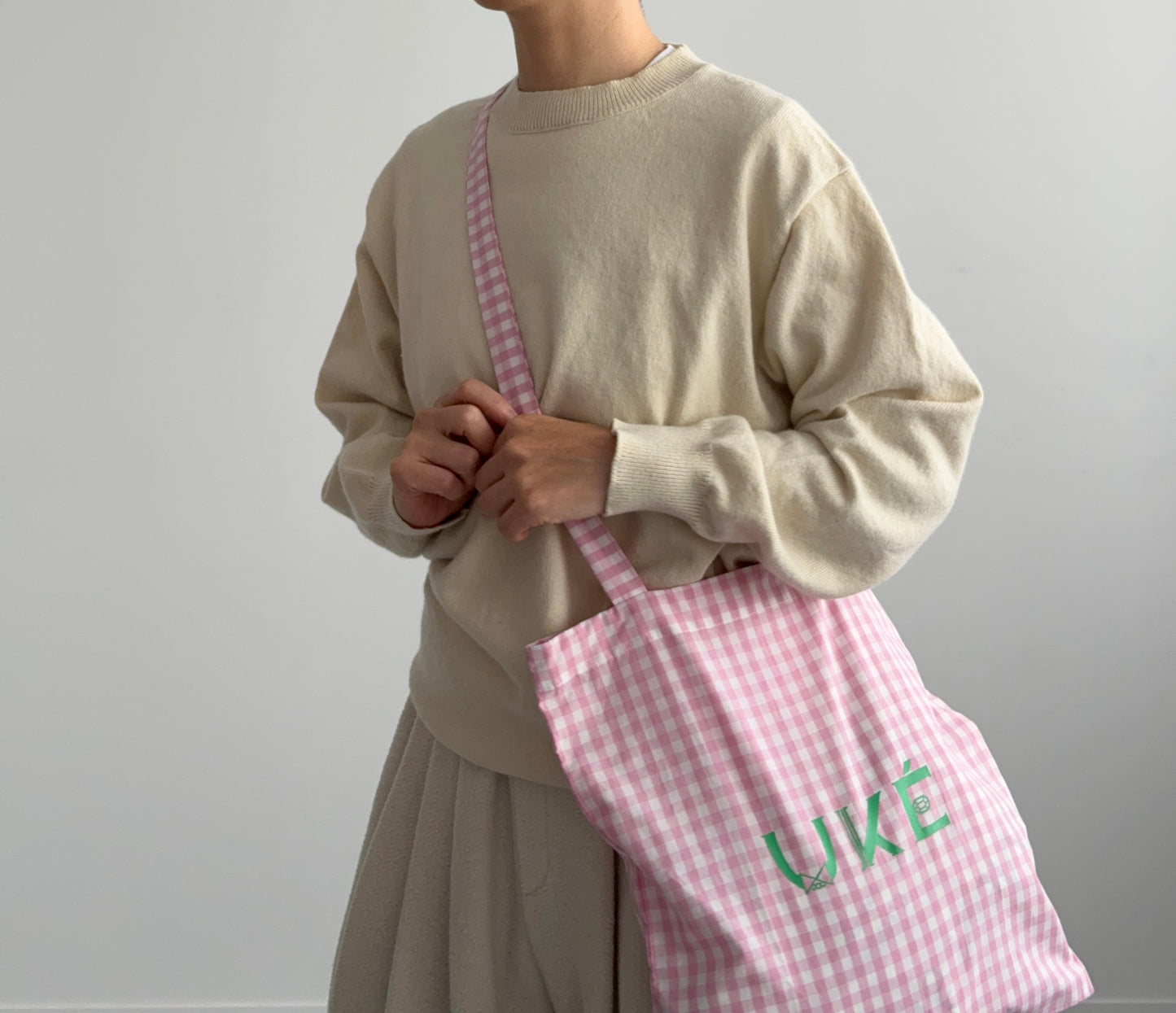 TOTE BAG ( GINGHAM CHECK )