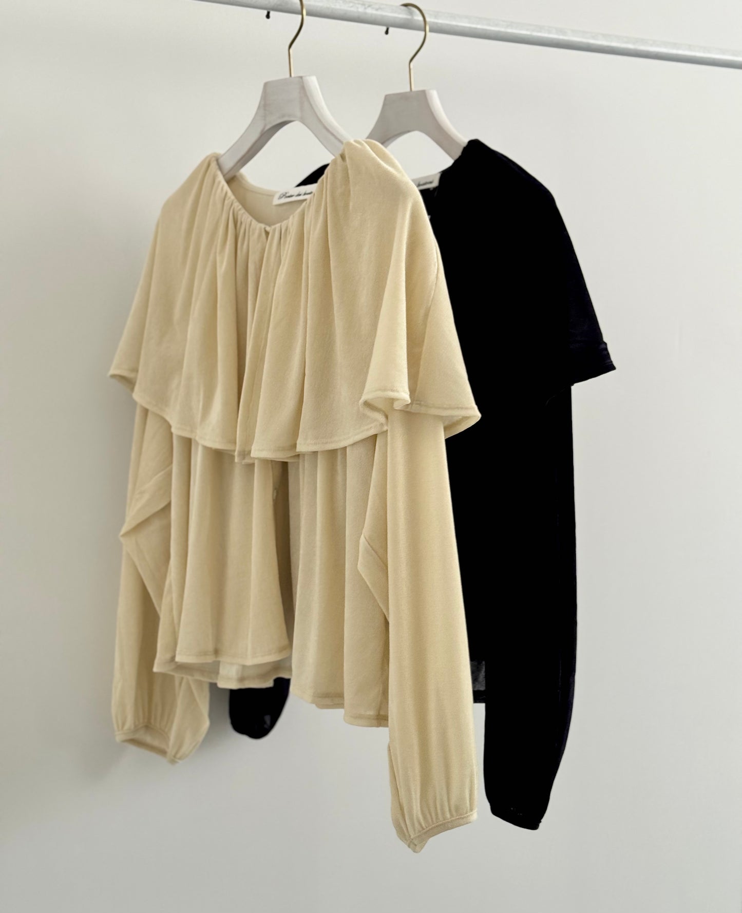 ワイドカラーカーディガン　Porter des boutons　ポルテデブトン　通販　取扱店