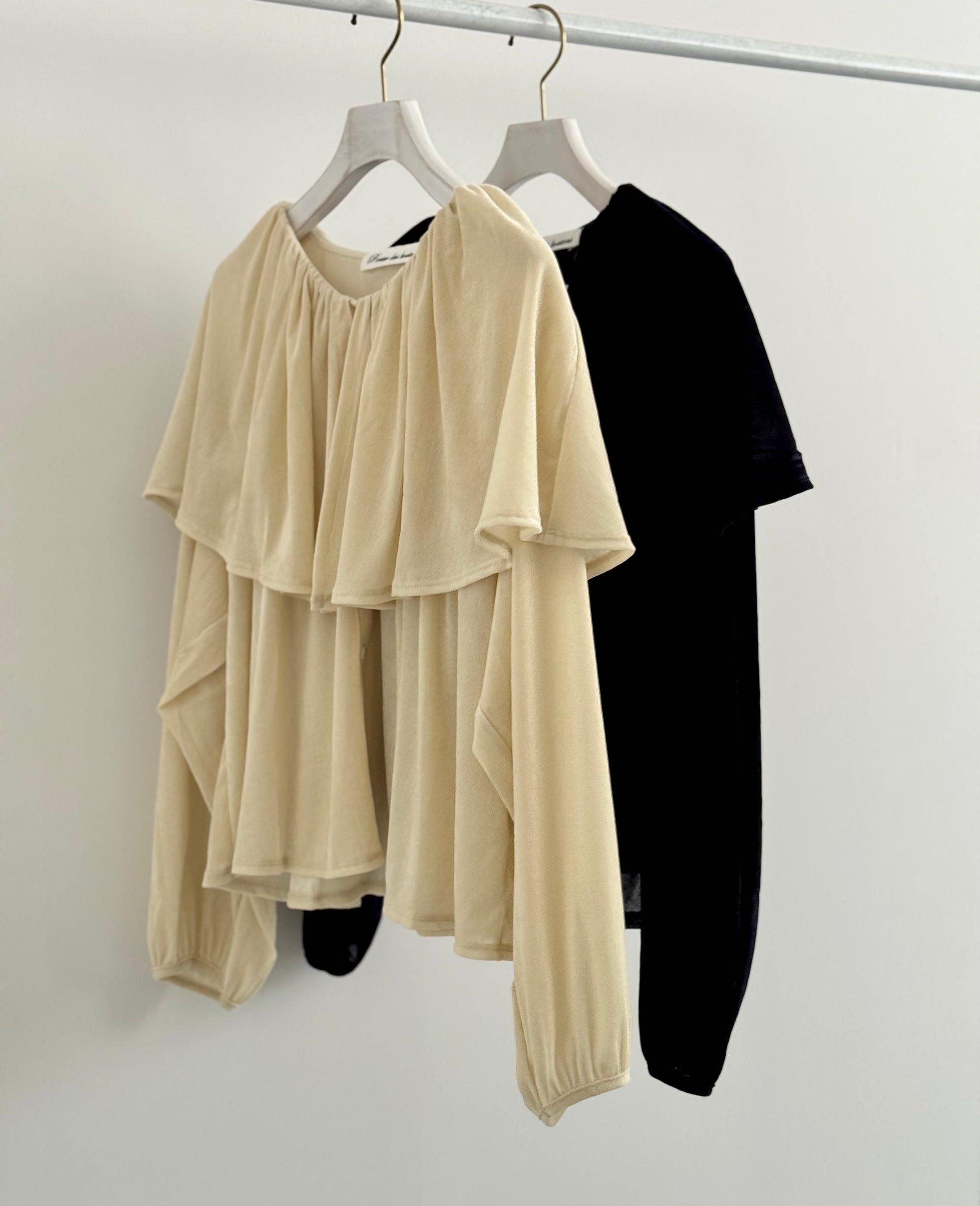 ワイドカラーカーディガン　Porter des boutons　ポルテデブトン　通販　取扱店