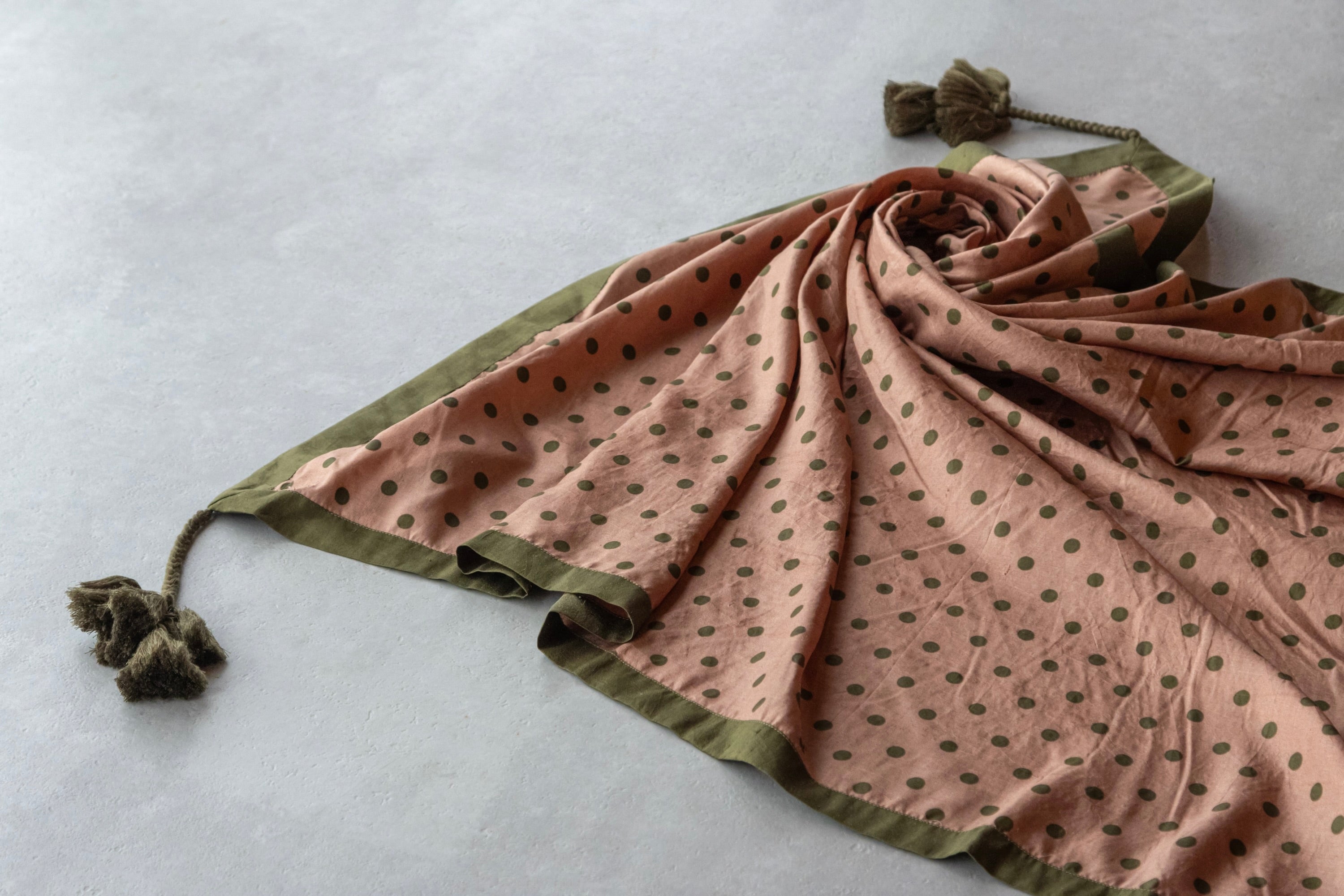 Khadi Scarf (Polka dots) BUNON ブノン スカーフ 通販 取扱店