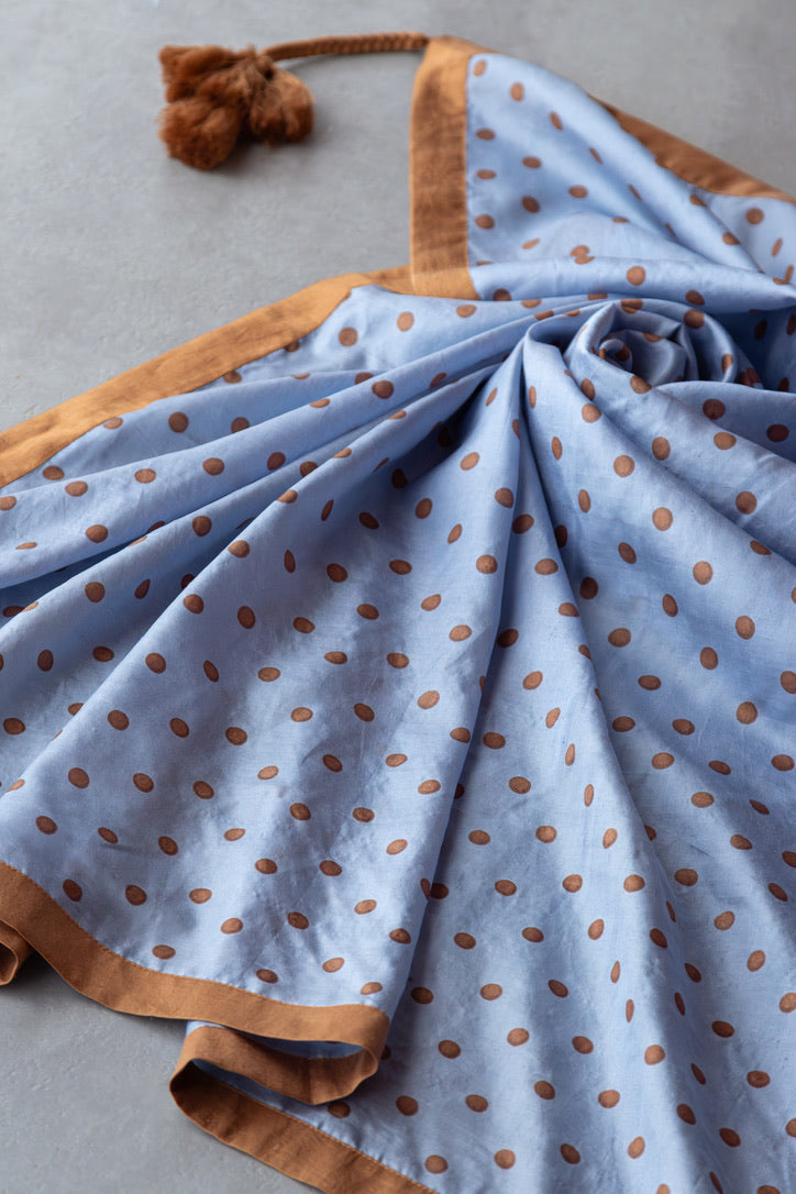 Khadi Scarf (Polka dots) BUNON ブノン スカーフ 通販 取扱店
