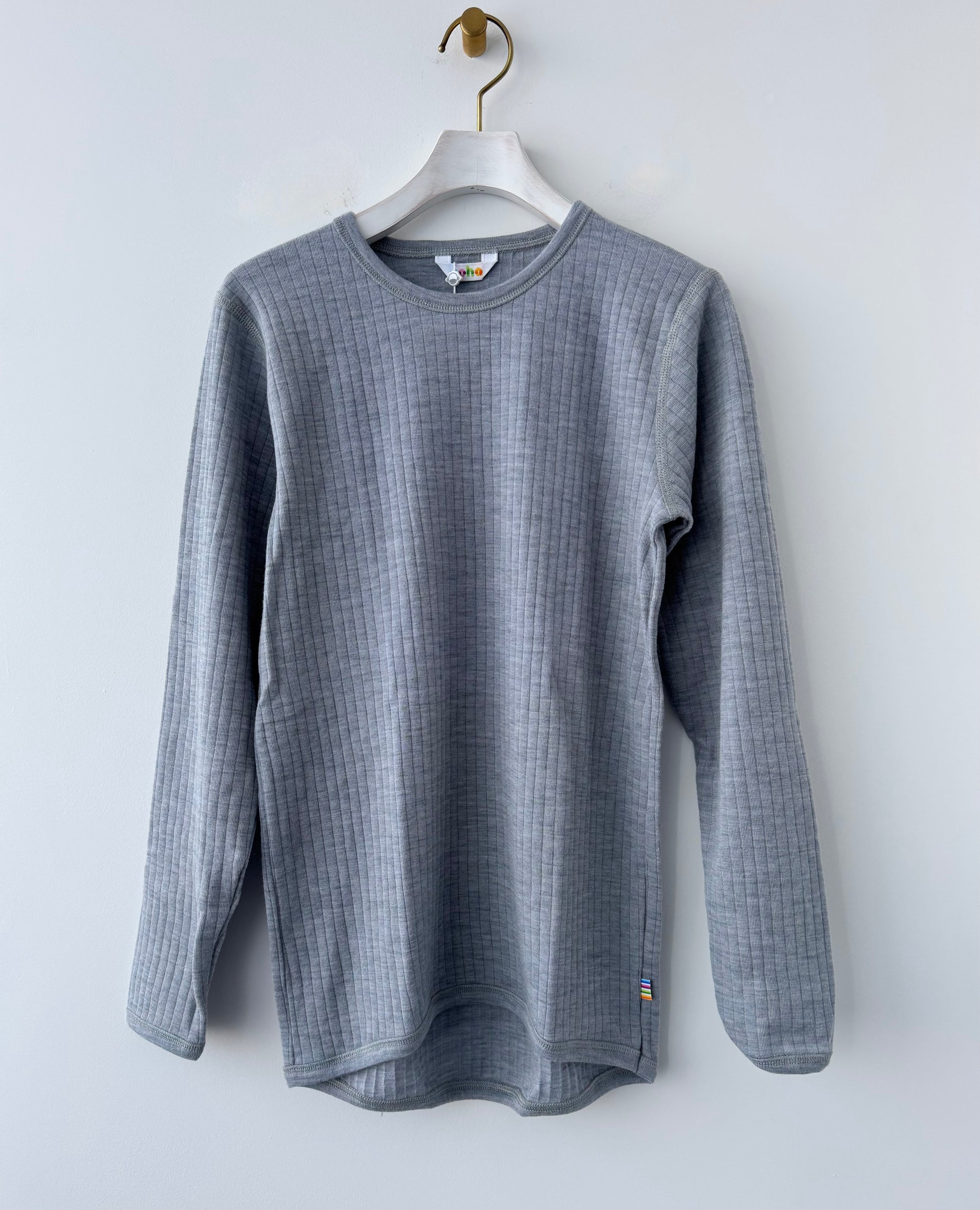 WOOL KIDS BASIC  BLOUSE (160)　JOHA 　ヨハ　キッズサイズ　ウールインナー 長袖　通販　取扱店