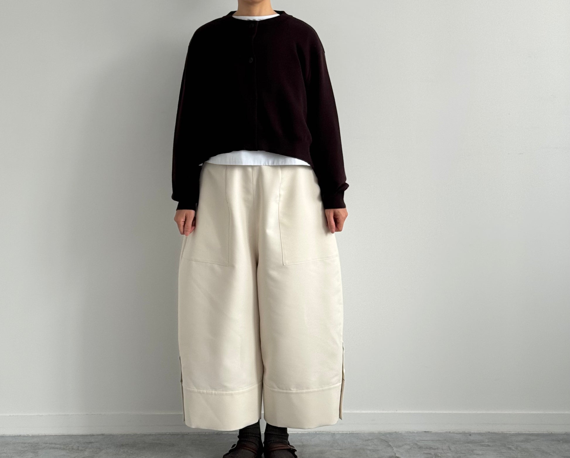 fondant ニットショートカーディガン　Porter des boutons ポルテデブトン　通販　取扱店