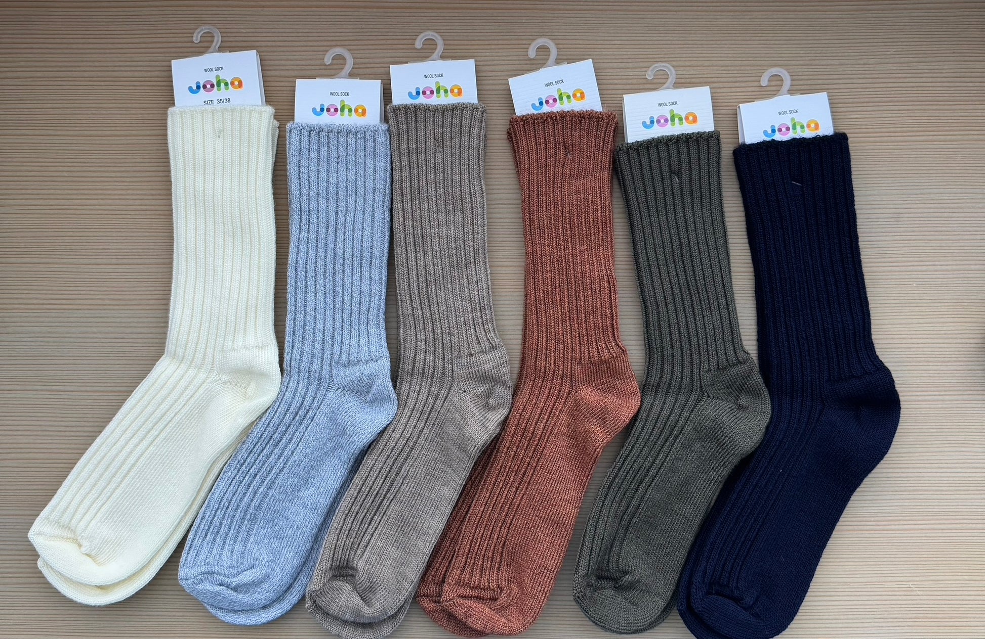 WOOL SOCKS (43/46)　ウールソックス　靴下　JOHA　通販　取扱店