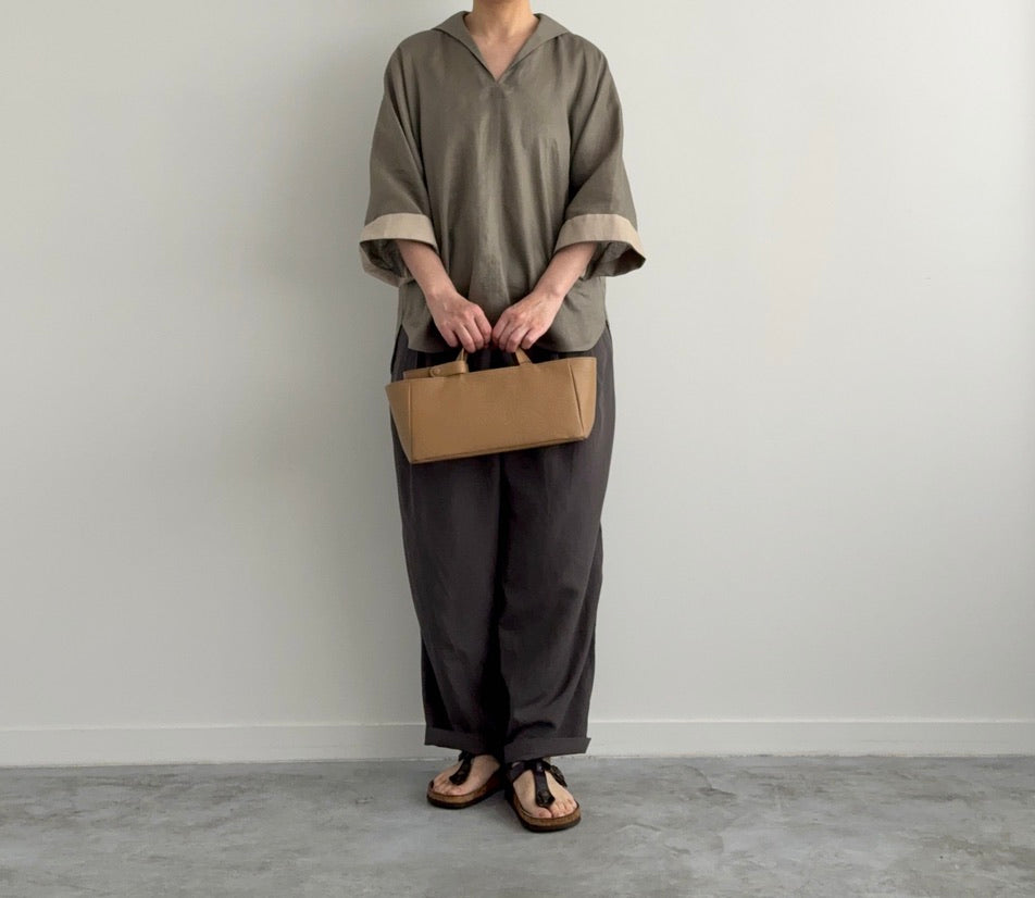 CRUISE BAG MINI　クルーズバッグ ミニ　a アー　通販　取扱店 camel 着画