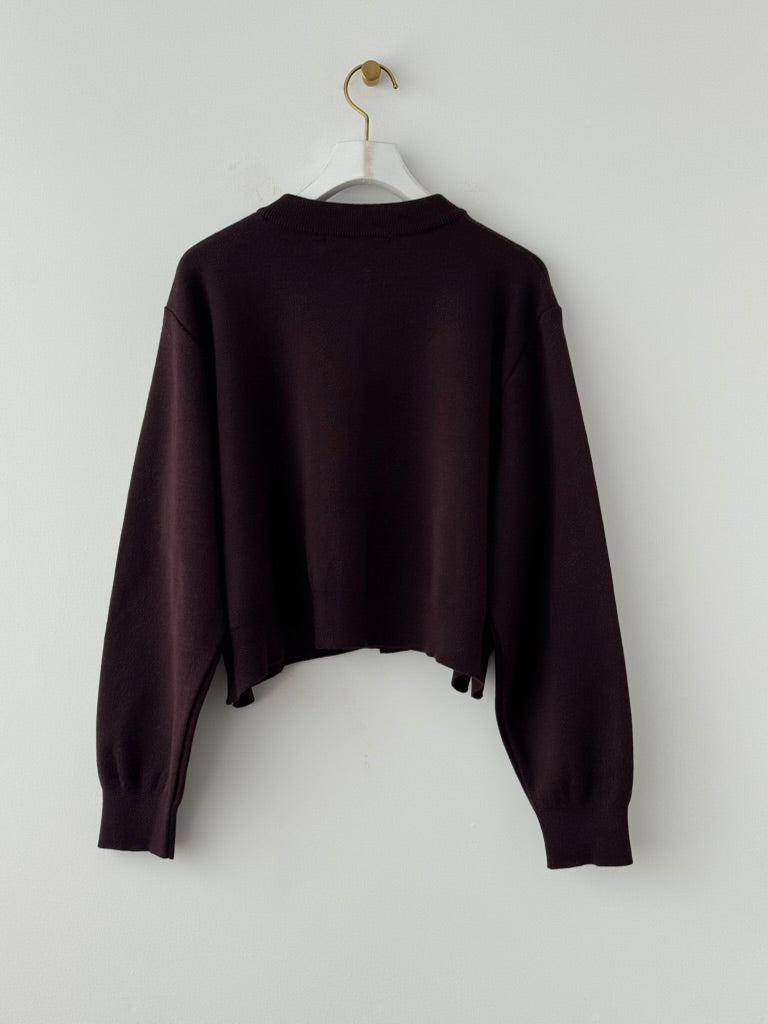 fondant ニットショートカーディガン　Porter des boutons ポルテデブトン　通販　取扱店