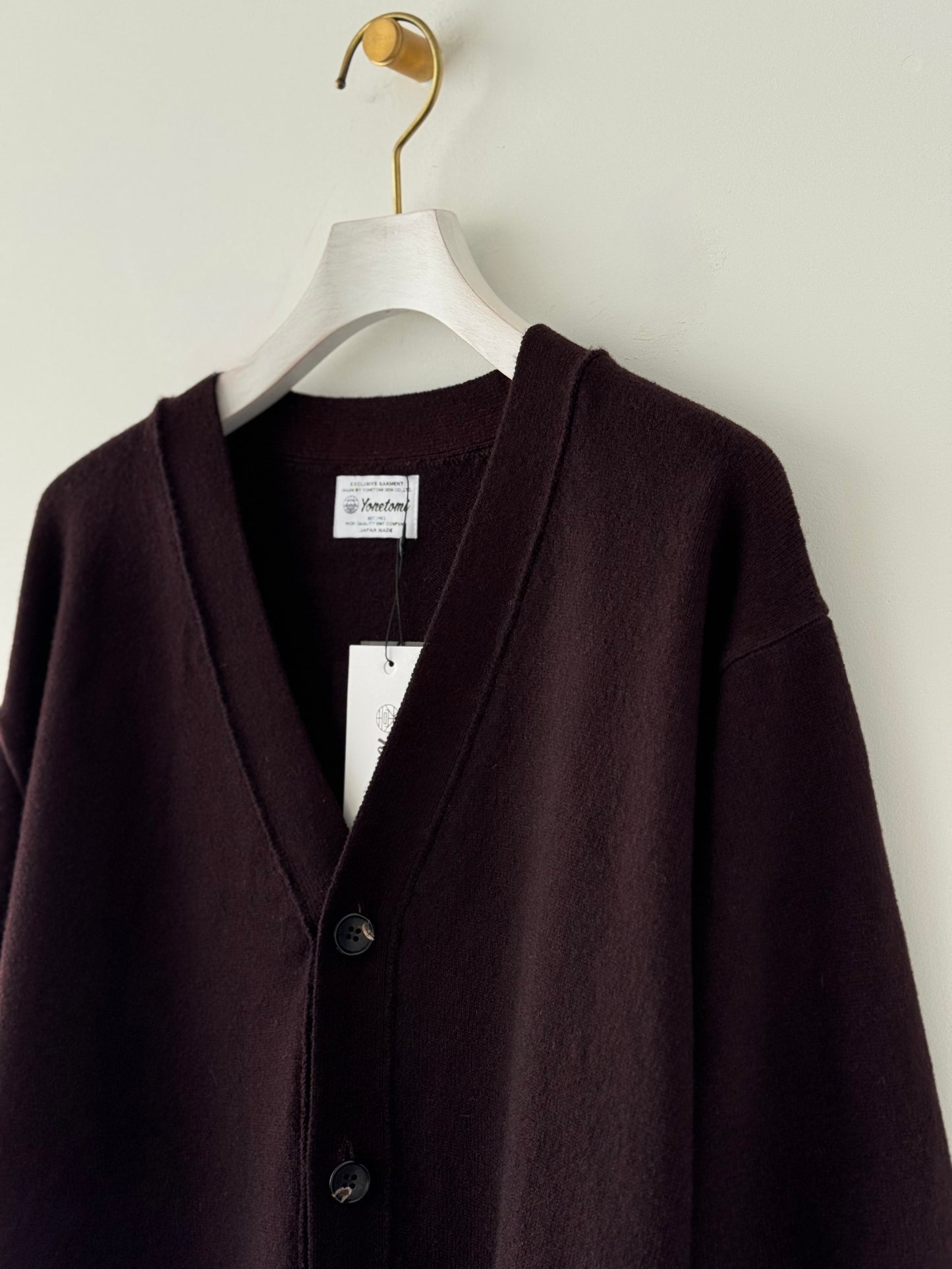 RIGID CASHMERE GARMENT DYED SWEATER C/D  Yonetomi 米富繊維　カシミヤ　通販　取扱店