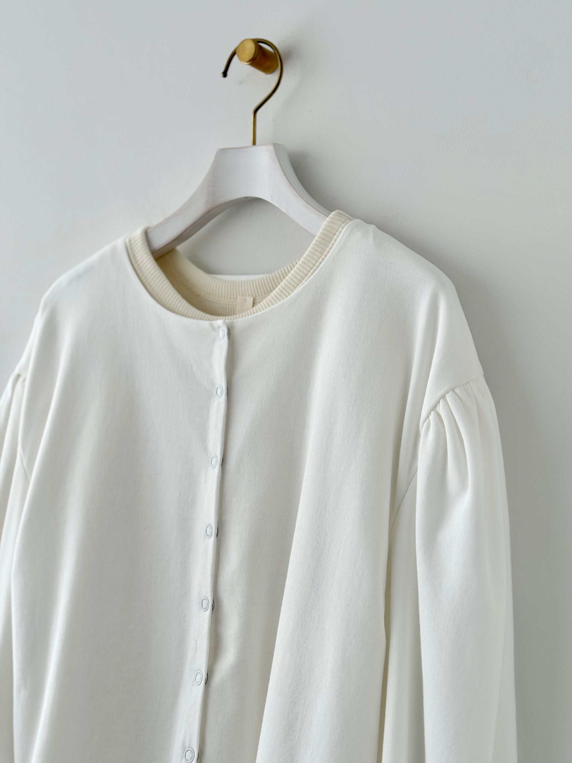 PUFF SLEEVE CARDIGAN　Shida　カーディガン　通販　取扱店