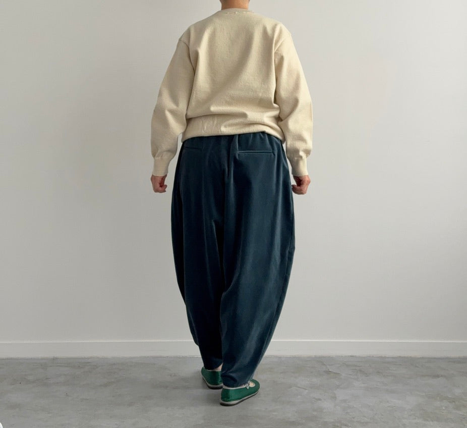 3 TUCK TAPERED PANTS (PRESS VELVET) TENNE HANDCRAFTED MODERN 通販　取扱店