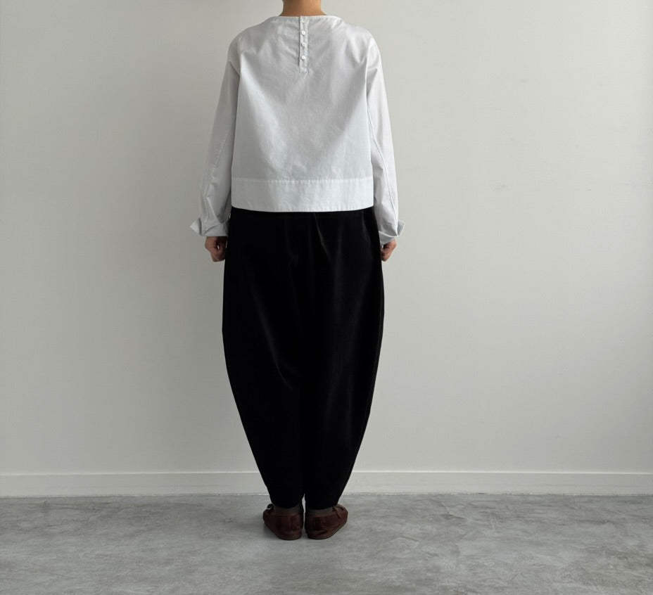 3 TUCK TAPERED PANTS (PRESS VELVET) TENNE HANDCRAFTED MODERN 通販　取扱店