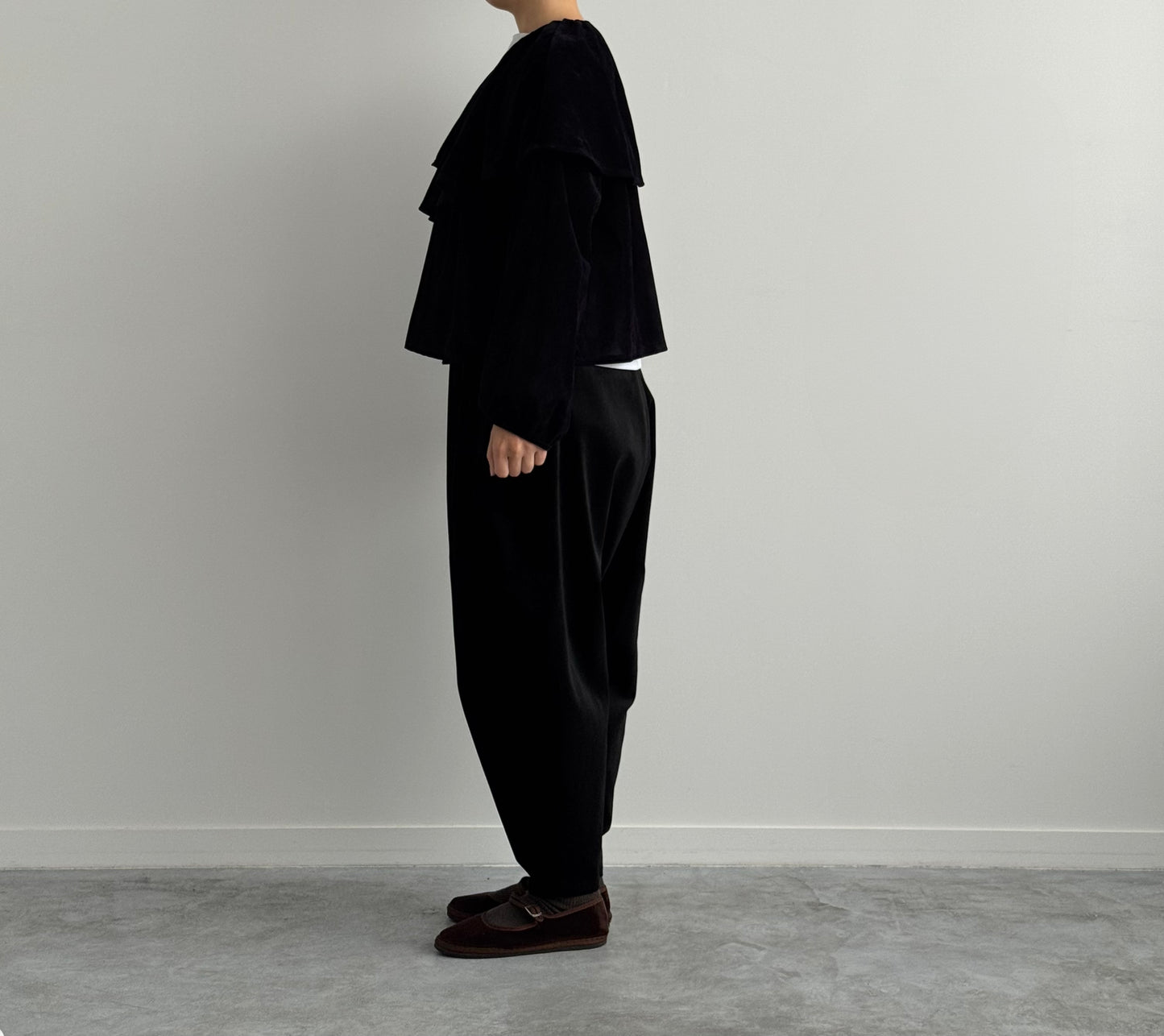 ワイドカラーカーディガン　Porter des boutons　ポルテデブトン　通販　取扱店