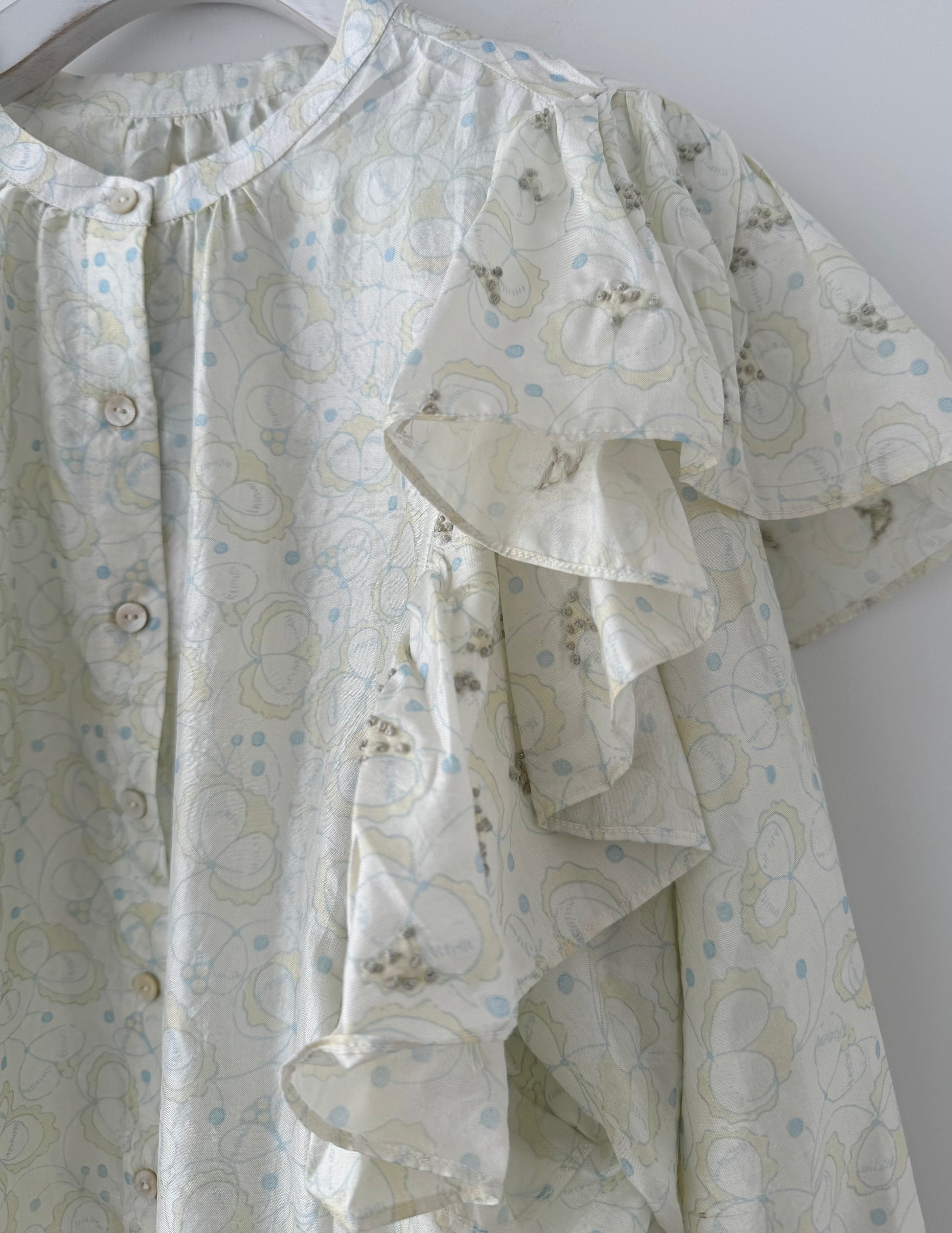 Ruffle Short Blouse　BUNON ブノン　ブラウス　通販　取扱店