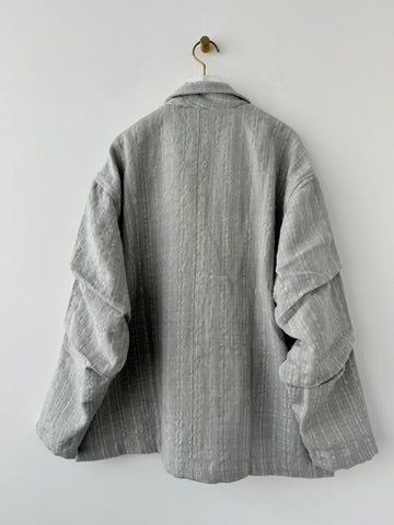 Kantha Over Jacket（LIGHT GRAY)　BUNON ジャケット　通販　取扱店