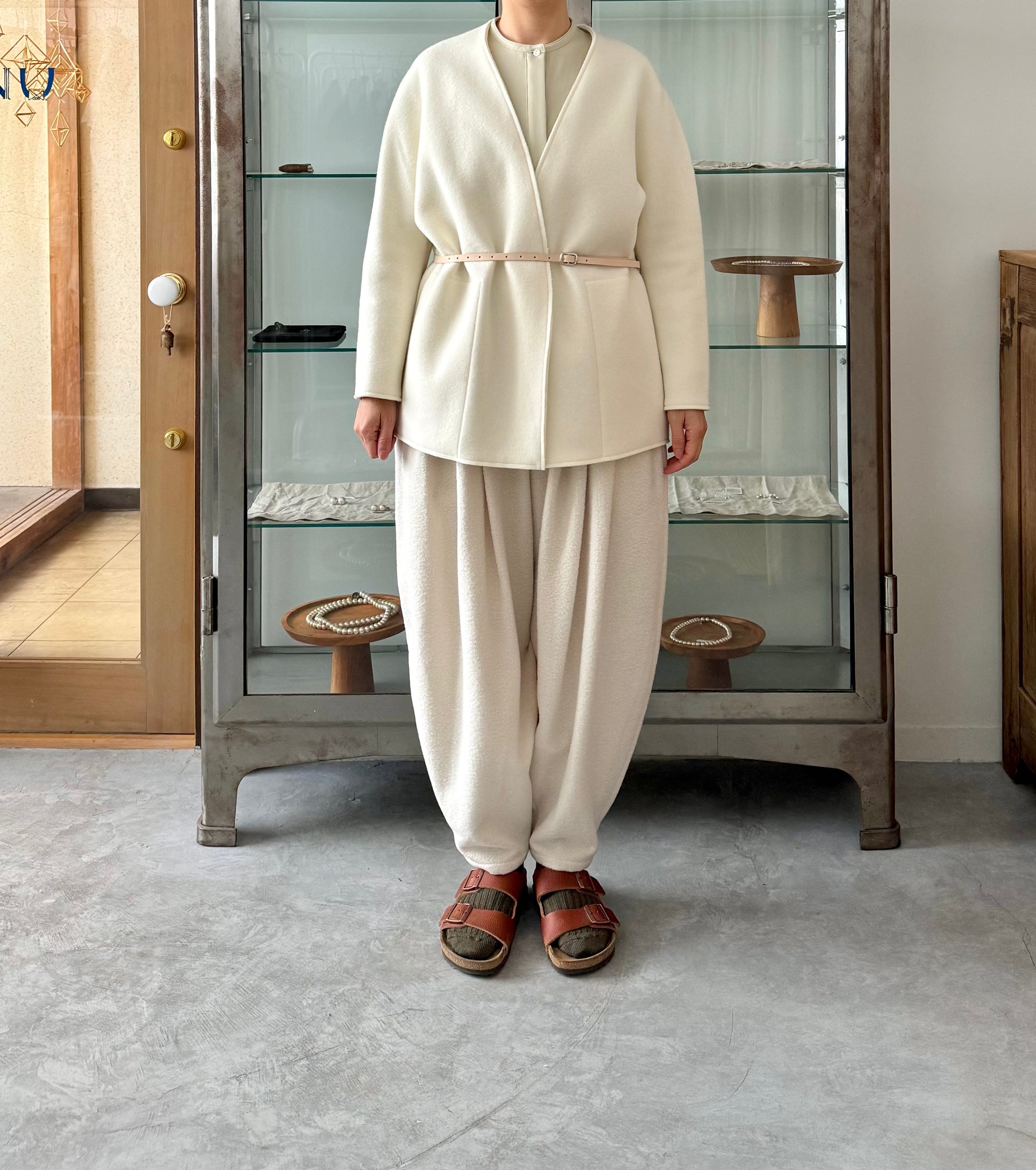 SUPER 140s WOOL NO COLLAR JACKET TENNE HANDCRAFTED MODERN SUPER 140s WOOL NO COLLAR JACKET TENNE HANDCRAFTED MODERN