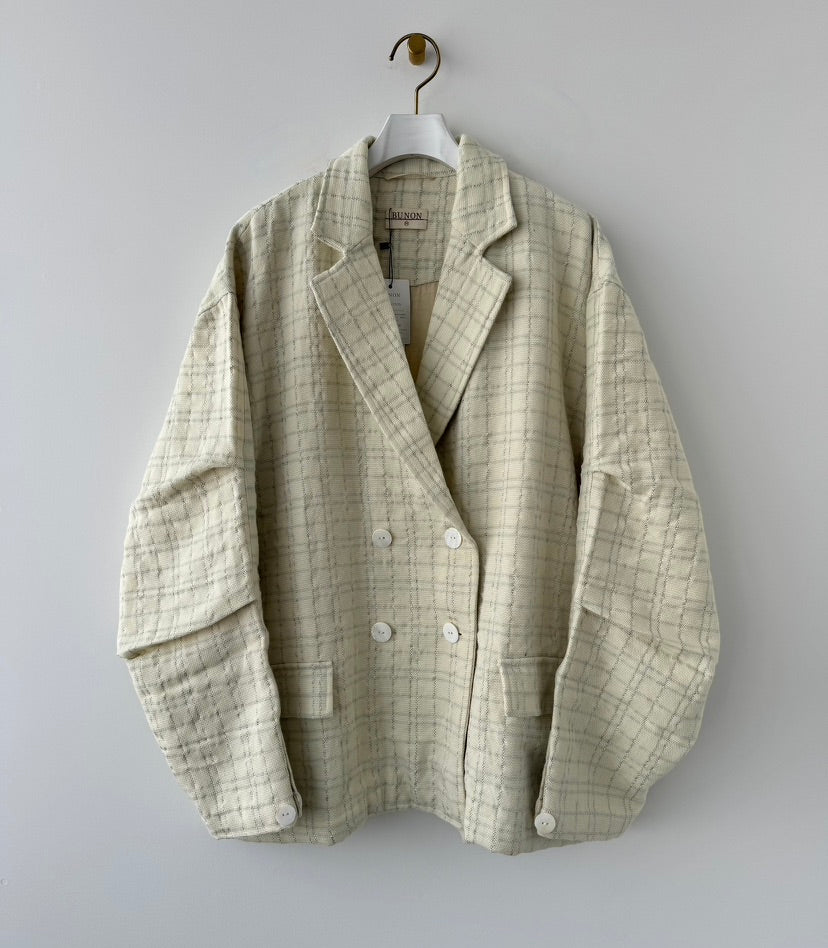 Kantha Over Jacket(ECRU) BUNON ジャケット 通販 取扱店 – UKÉ_midori