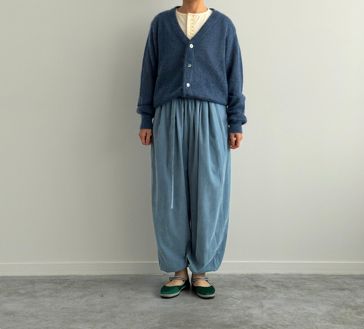 SHAGGY MOHAIR C/D Yonetomi 米富繊維　カーディガン　通販　取扱店