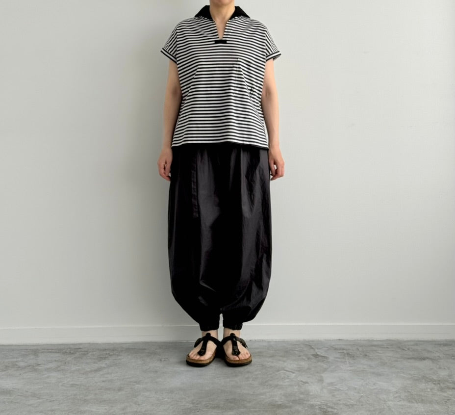 ATTACHMENT PANTS (COTTON) アタッチメントパンツ TENNE HANDCRAFTED MODERN　gray 着画