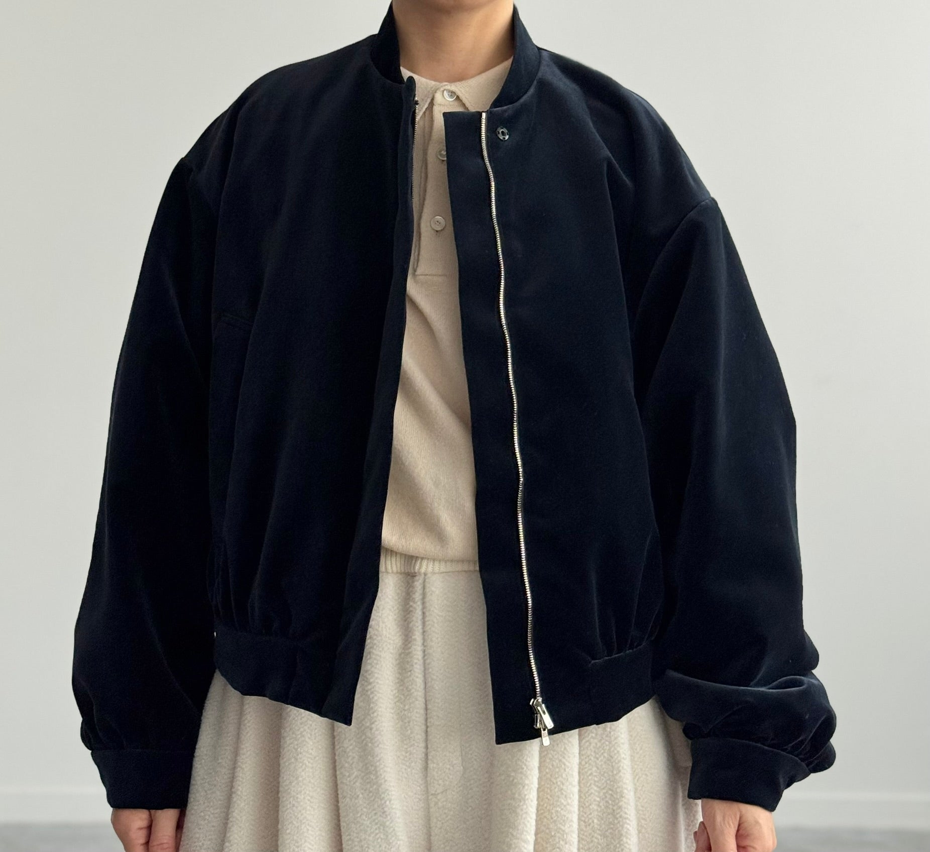 VELVET PADDED BLOUSON　TENNE HANDCRAFTED MODERN　ブルゾン　通販　取扱店