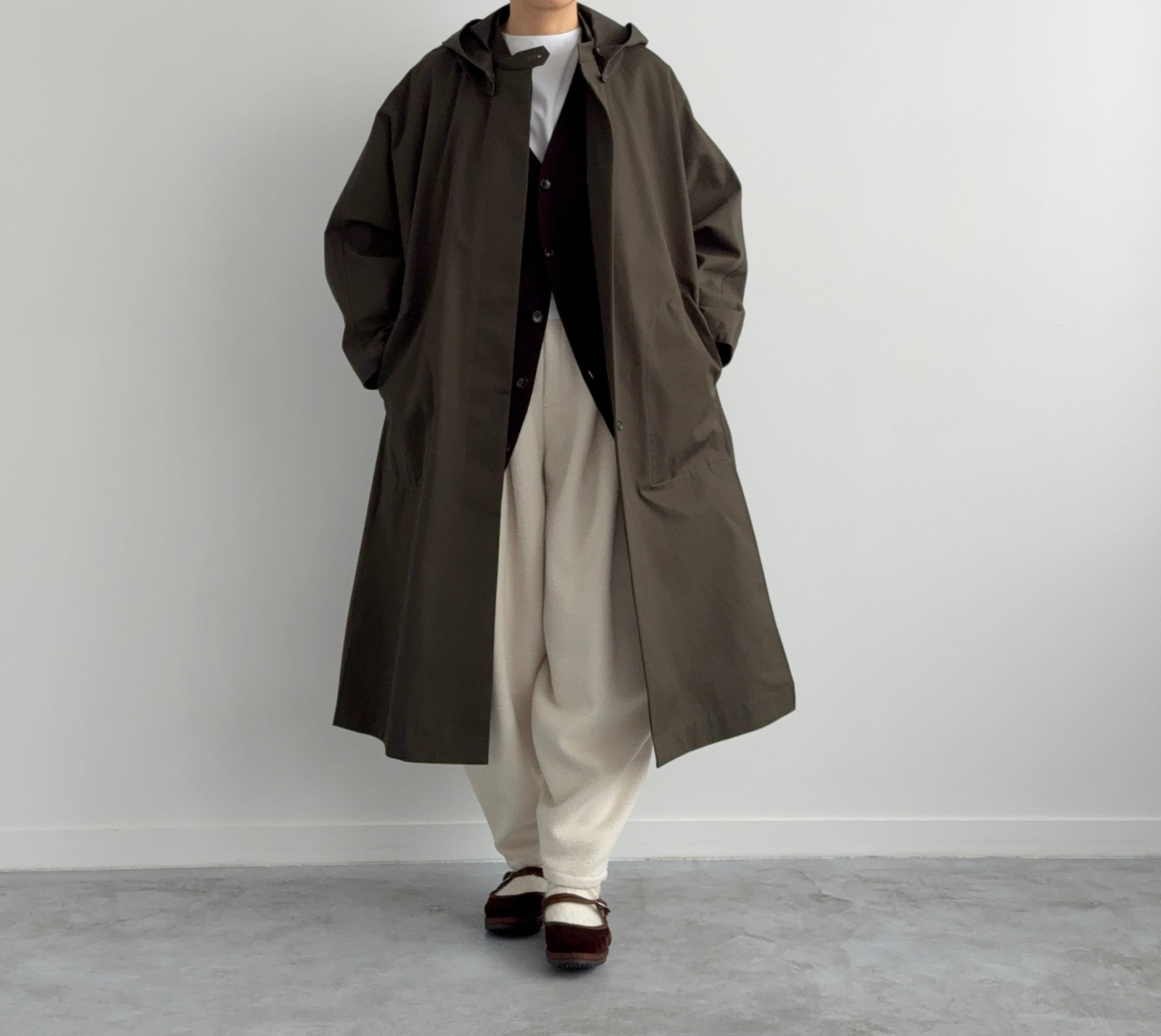 RIGID CASHMERE GARMENT DYED SWEATER C/D Yonetomi 米富繊維 カシミヤ